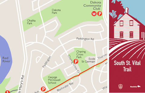 south st vital trail winnipeg trails association